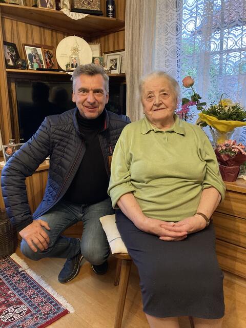Manfred Feichtinger und Anna Kohlmayer. | Foto: Gemeinde St. Veit