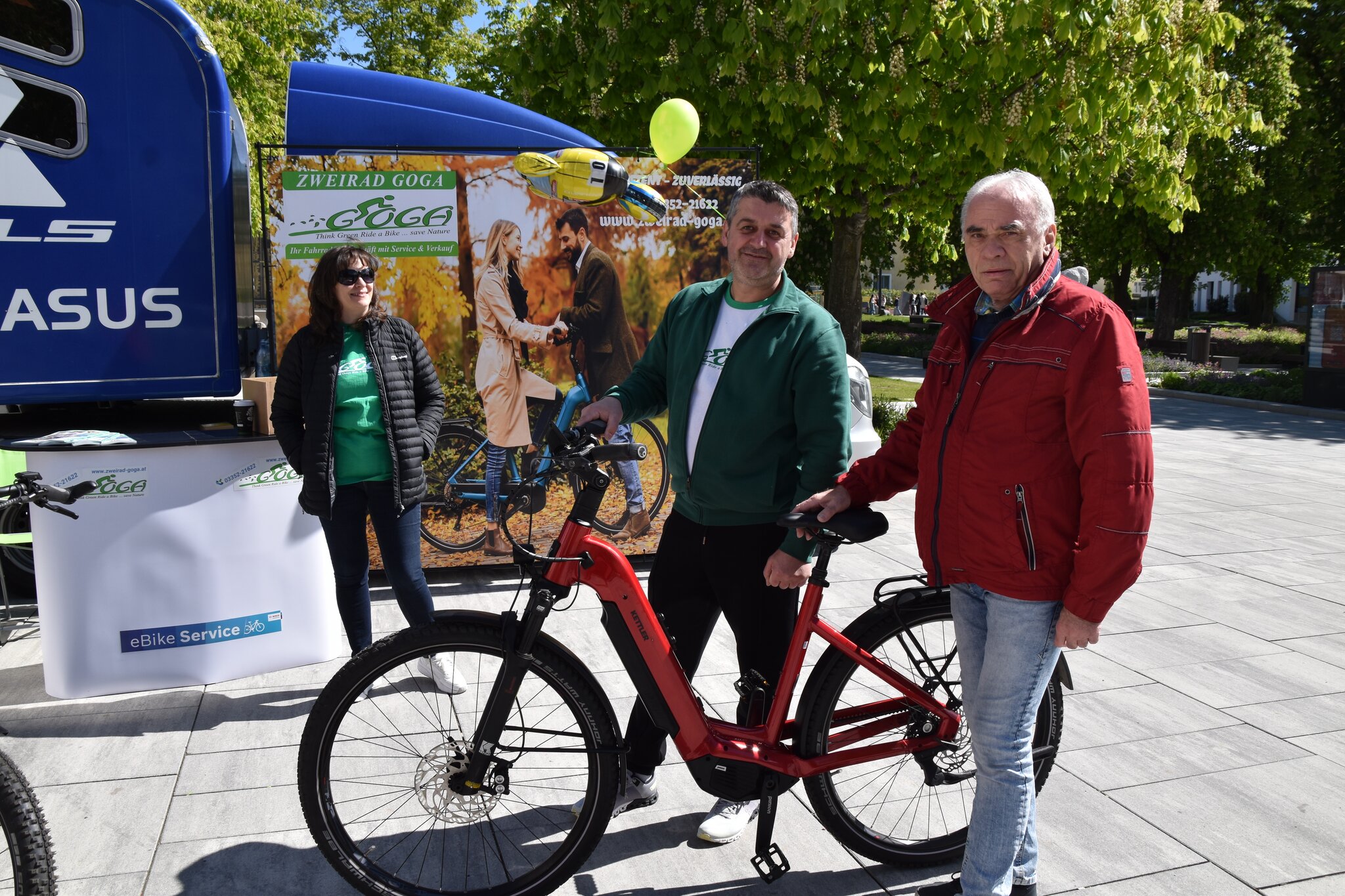 Zweirad Liebig Gmbh & Co Kg Oberwart: Zweirad Goga präsentierte neue E-Bike Trends im Stadtgarten