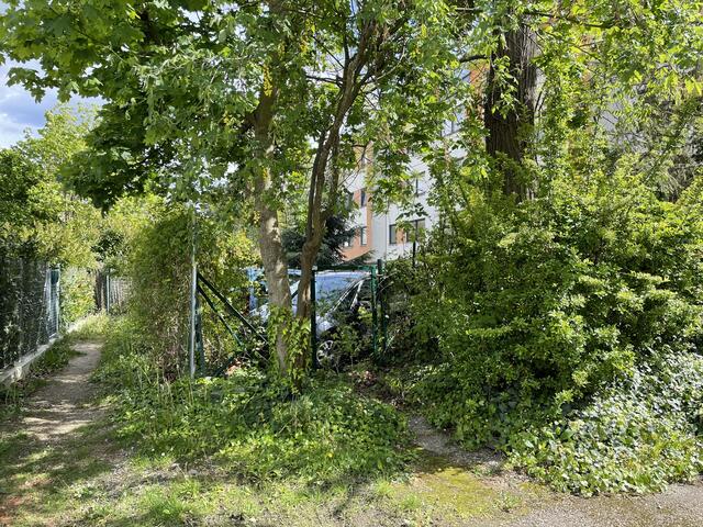 So sieht der gesperrte Durchgang aktuell aus.  | Foto: Lisa Kammann