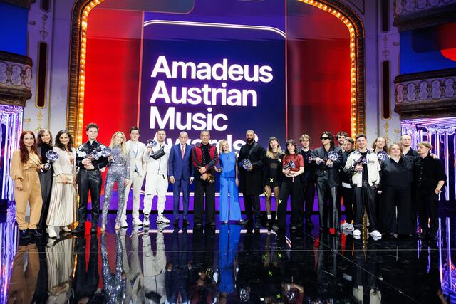 Das sind die Gewinnerinnen und Gewinner der Amadeus Austrian Music Awards. | Foto: FLORIAN WIESER / APA / picturedesk.com
