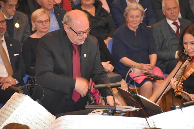 Josef Ferk dirigierte den zweiten Teil des Festkonzertes | Foto: Waltraud Fischer
