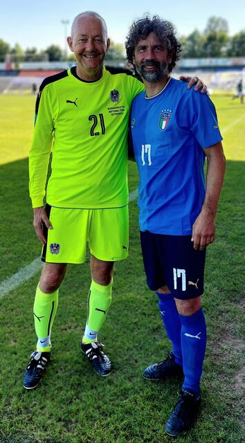 Gerhard Holzner mit Damiano Tommasi. | Foto: Holzner