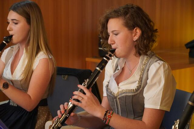 Mitglieder der TMK sorgten für die musikalische Gestaltung. | Foto: Nicole Hettegger