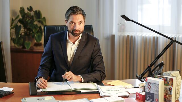 Der Vöcklabrucker Bürgermeister Peter Schobesberger. | Foto: Erich Steinwendner