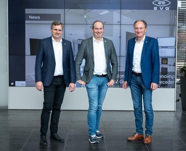 EVG-Geschäftsführer: Paul Lindner, Werner Thallner und Hermann Waltl. | Foto: BRS/Siegl