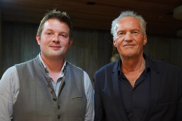Christian Obermoser von der TMK Pfarrwerfen und Bernhard Hutter von den Peter-Sieberer-Schützen freuen sich auf zahlreiche Besucher bei den Jubiläums-Festen am 5. und 18. Mai. | Foto: Nicole Hettegger