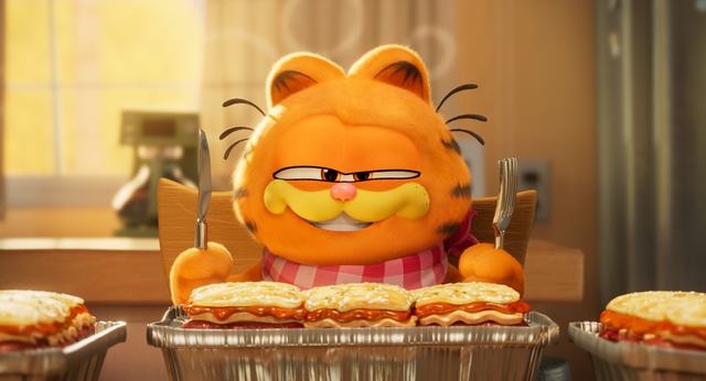 Garfield basiert auf der kultigen orangefarbenen Katze des Comiczeichners Jim Davis. | Foto:  2023 Project G Productions, LLC