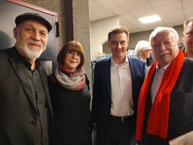 Erich Fenninger, Margaretha Kopeinig, Sven Hergovich und Michael Häupl. | Foto: Kreska