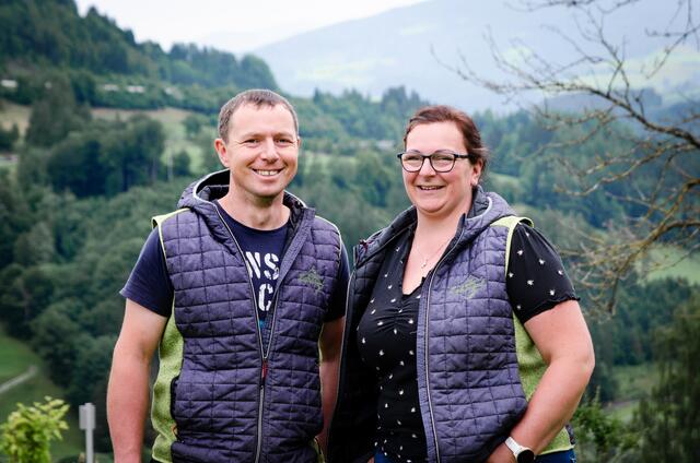 Thomas und Birgit Laner. Die Pongauer Bezirkssieger. | Foto: BIO-Austria/Lehengut Werfen