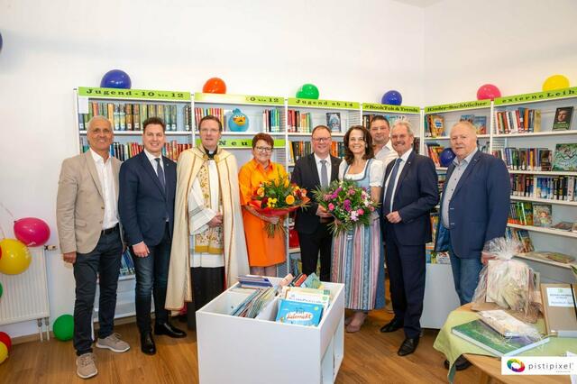 Die Bibliothek in Kirchberg am Wagram wurde eröffnet. | Foto: Pistipixel
