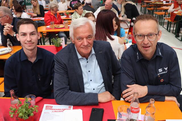 Patrick Jammer, Ernst Igerc und Peter Grilliz