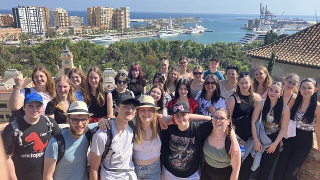 Am ersten Tag wurde die Festung von Málaga "Alcazaba" besucht. 