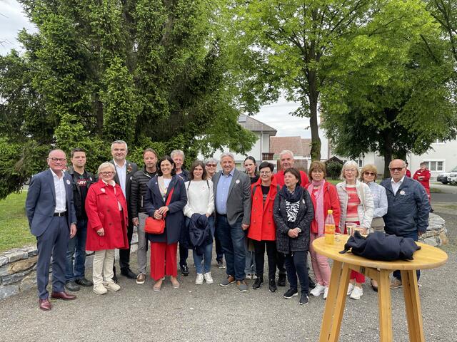 Landesrat Heinrich Dorner zelebrierte die 1. Mai-Feier mit zahlreichen SPÖ-VertreterInnen! 