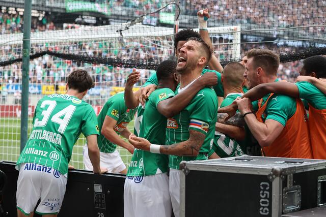 Nach 0:1-Führung hatten die SCR-Kicker gut lachen. Das änderte sich mit Hälfte zwei. | Foto: GEPA
