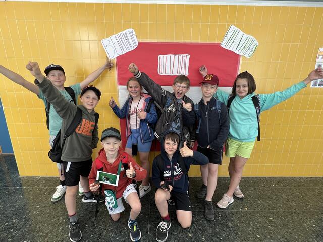 Acht Volksschüler aus Oberwart waren in Spanien zu Gast. | Foto: Volksschule Oberwart