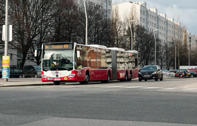 Der 11A fährt vom Stadion durch die Leopoldstadt und Brigittenau bis nach Döbling zum Bahnhof Heiligenstadt. Der 11B ist aktuell kurz geführt – zwischen Vorgartenstraße und Friedrich-Engelsplatz. | Foto: Manfred Helmer/Wiener Linien