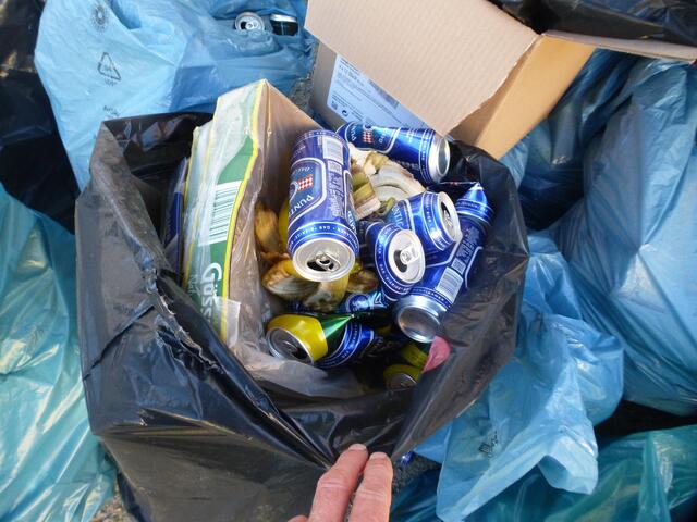 Typischer Restüll beim Raiffeisen Businesslauf 2024 in der Ökostadt Graz