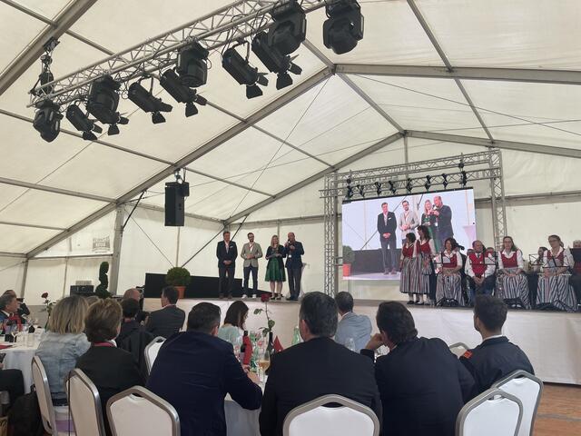 Die Ehrengäste zeigten sich bei ihren Reden begeistert vom neuen Standort. | Foto: RegionalMedien