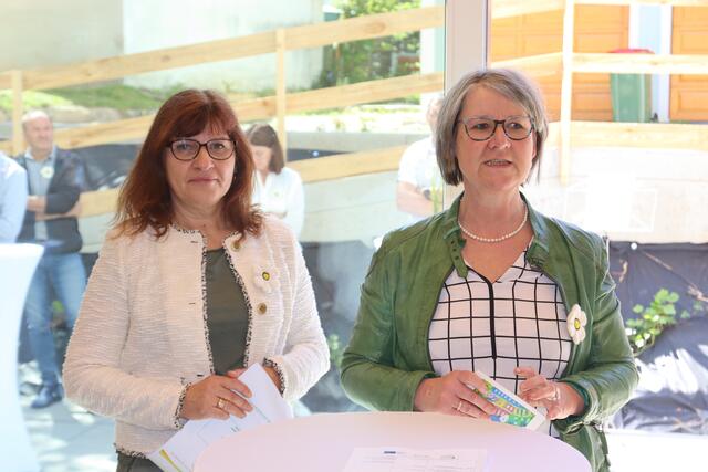 Evelin Unterweger (l.) und Monika Brandl. | Foto: RegionalMedien