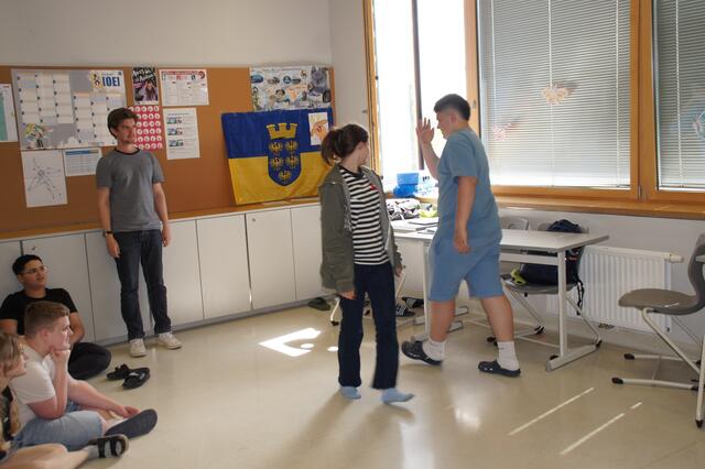 Jede Menge Spaß bereitete das Spielen in englischer Sprache.