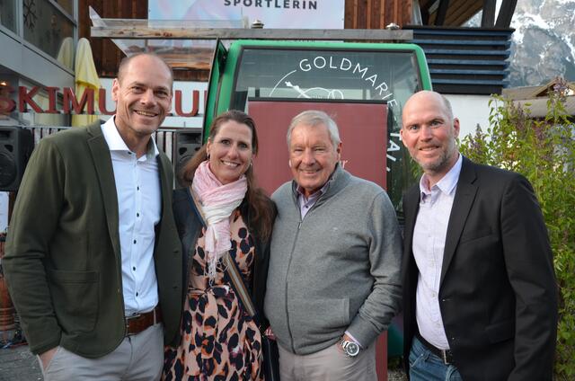 Michael Walchhofer, Brigitte Obermoser-Kliment, Alex Rainer und Hans Grugger(v.li.). | Foto: Maria Astner