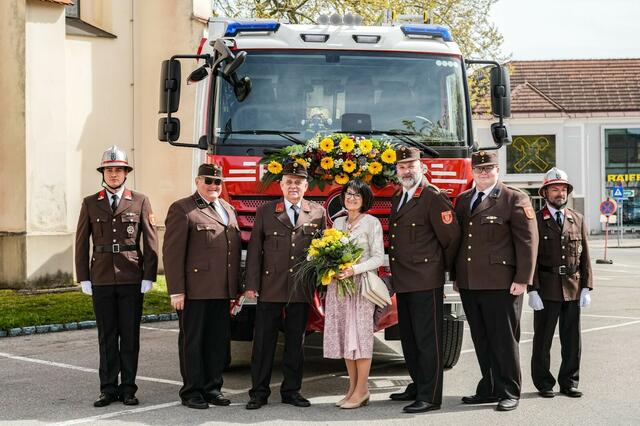 Die Feuerwehr Wilhelmsburg-Stadt erlebte einen feierlichen Tag, der von zahlreichen Ehrengästen und Unterstützern begleitet wurde. | Foto: Eduard Stoiber