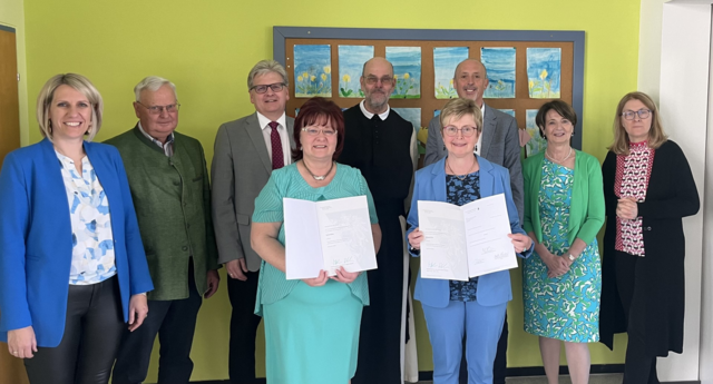Petra Zimmermann-Moser, Franz Zeilinger, Hubert Prinz, Renate Haubner, Markus Feyertag, Martina Thalhofer, Fritz Laschober, Elfriede Reinöhl-Murth, Doris Nothnagl-Kürzl (v.l.). | Foto: zVg