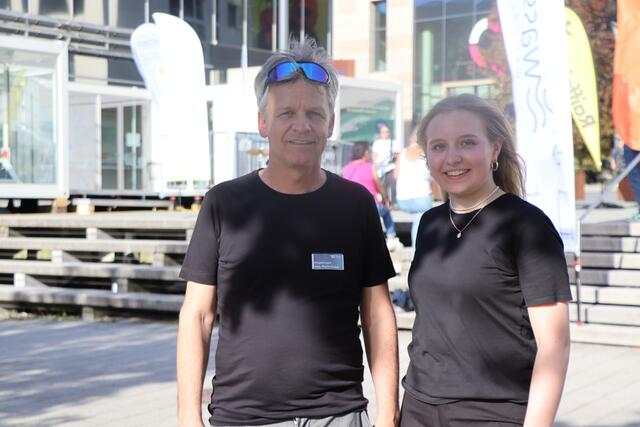 Projektcoach Martin Knapp mit Projektleiterin Katharina Hausberger. | Foto: Nimpf