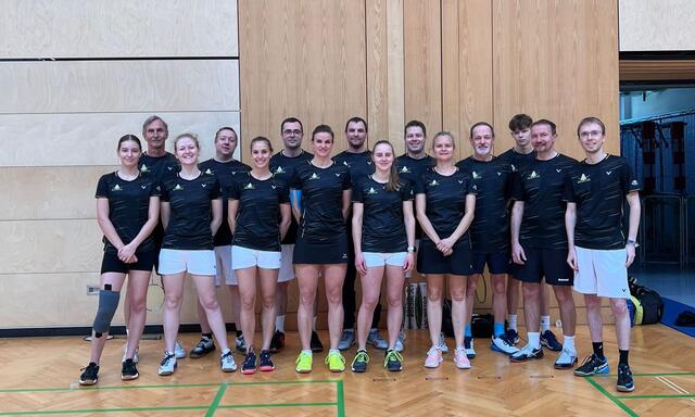 Titelverteidigung des BC Union Walserfeld I bei den Salzburger Badminton Mannschaftsmeisterschaften. | Foto: SBV