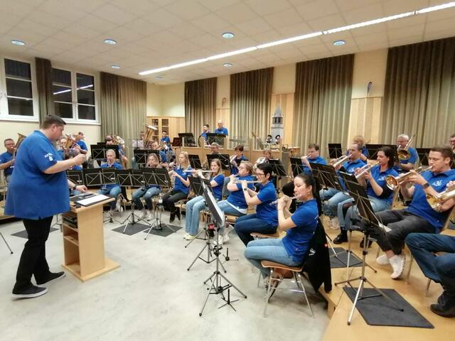 Probe des Musikvereins Höflein | Foto: Musikverein Höflein