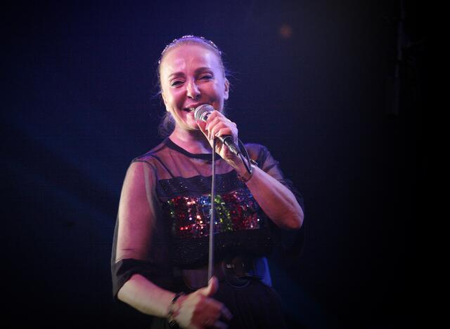 Daniela Stoianova - jahrelang die sensationelle Stimme der Combo Delago - war extra aus Bulgarien angereist.