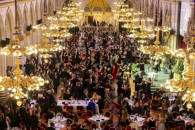 Ball des Sports: Am Samstag stand das Wiener Rathaus ganz im Zeichen der Körperertüchtigung. | Foto: Stefan Diesner