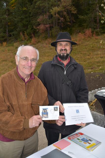 Sektion Telfs des PhK Merkur Innsbruck lädt ein, im Bild Dr. Hans Moser und Ing. Andreas Gassler. | Foto: Larcher