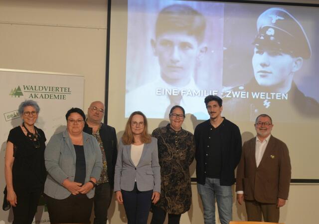 Martina Dorfinger, Vizebürgermeisterin Sandra Warnung, Friedemann Derschmidt, Sabine Nikolay, Eva Schütz, Peter Mahler und Friedrich Polleroß (v.l.) | Foto: zVg