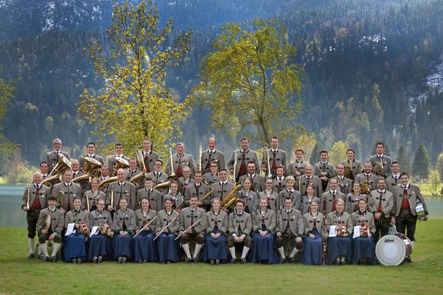 Für Tirol hat sich die Bundesmusikkapelle Vorderthiersee aus dem Bezirk Kufstein  bei der Blasmusik-Challenge 2024 beworben.  | Foto: BMK Vorderthiersee