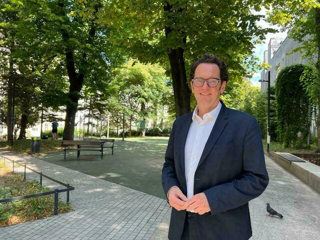 Bezirksvorsteher Markus Reiter (Grüne) möchte Kinder stärker involvieren. | Foto: Petra Sturma