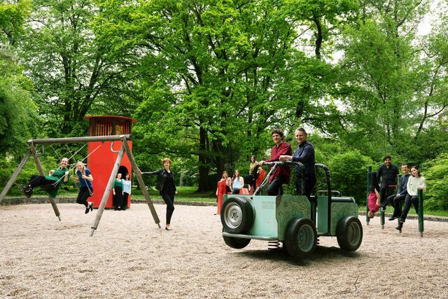 Das Ensemble "Lizard" spielt sich schon warm. | Foto: Franzi Kreis