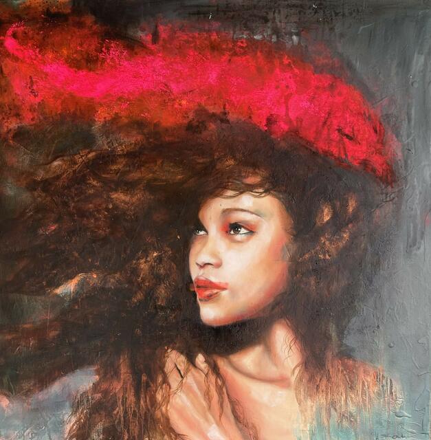 Das Bild "African Girl" von Marion Rauter. | Foto: Krasser