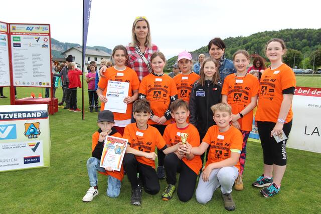 Volksschule Ruden ist Drittplatzierte. | Foto: KZS/AUVA M. Lippitsch