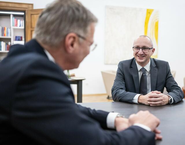 Ein guter Kontakt zur Landesspitze sei dem Pichler Bürgermeister, Gerhard Seemann, genauso wichtig wie das regelmäßige Gespräch mit den Bürgerinnen und Bürgern der Gemeinde. | Foto: OÖVP