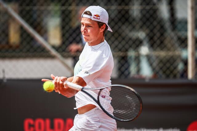 Joel Schwärzler ist beim Challenger in Mauthausen eine Runde weiter. | Foto: Sportmediapics.com/ Manfred Binder