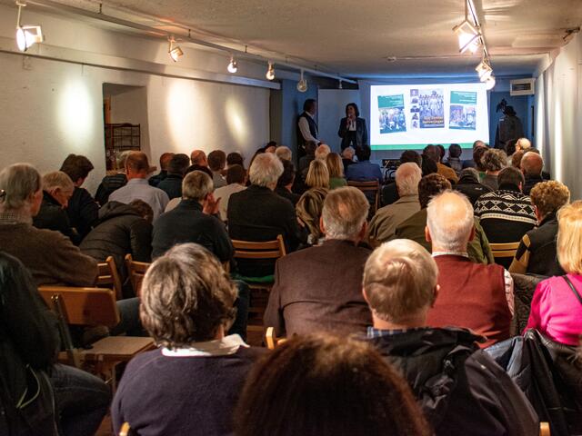 Das Metzgerhaus war beim Vortrag von Dr. Markus Arnold über die Tiroler Kaiserjäger im 1. Weltkrieg bis auf den letzten Platz gefüllt | Foto: Kulturverein Kirchdorf