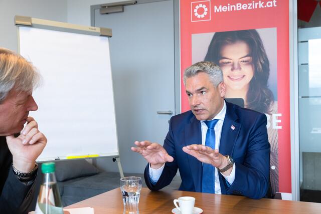 Karl Nehammer will Straße und Schiene gleichermaßen im Auge zu behalten.
