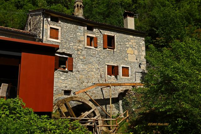 Die Mühle mit dem Restaurant
