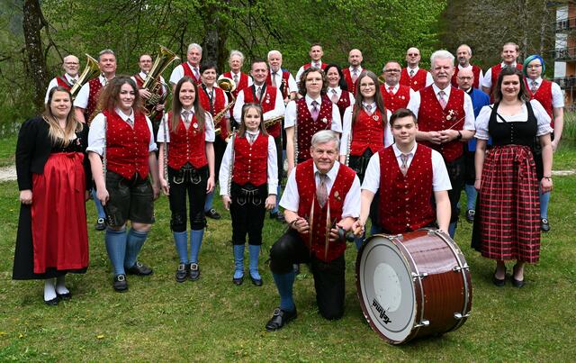 Die Vellachtaler Trachtenkappelle bot ein abwechslungsreiches Programm. Zu den Highlights des Abends zählte der Auftritt der VTK Youngsters. | Foto: Vellachtaler Trachtenkapelle