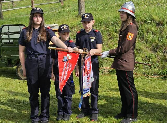 Auch die Feuerwehr-Jugend war vertreten. | Foto: Freiwillige Feuerwehr Göpfritz/Wild