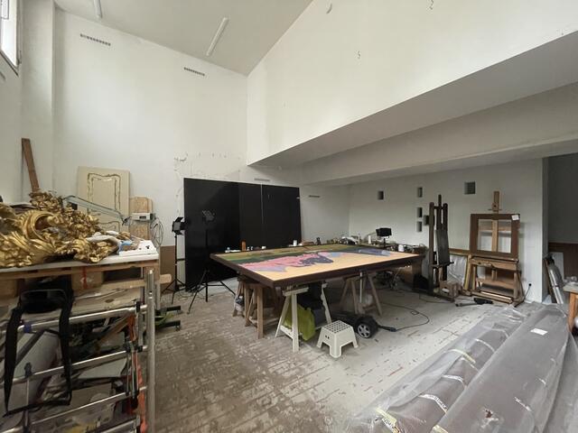 Eine der Kunsthandwerkstätten, die der Öffentlichkeit normal verborgen bleibt. | Foto: Philipp Scheiber