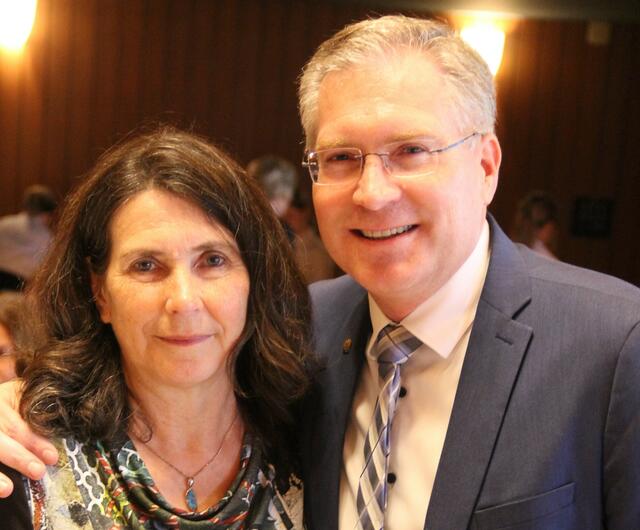 Die Mutter von Bürgermeister Martin Kulmer, Ingrid Blüm, war ebenfalls unter den Besuchern im Fuchspalast | Foto: Peter Pugganig