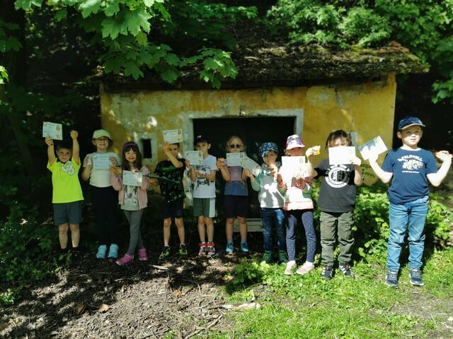 Auch eine Schnitzeljagd gab es für die Kinder. | Foto: Finsterhof