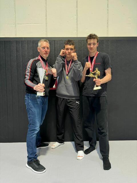 Nikolaus Franzen, Andre Corkovic und Constantin Neswabda vertraten Pressbaum sehr erfolgreich bei Wiener und Niederösterreichischen Landesmeisterschaften. | Foto: Ksc Union Pressbaum